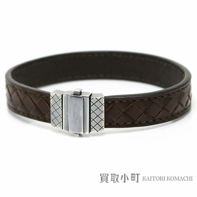 Bottega Veneta(ボッテガヴェネタ)のボッテガ ヴェネタ(BOTTEGA VENETA)イントレチャート ブレスレット メンズのアクセサリー(ブレスレット)の商品写真