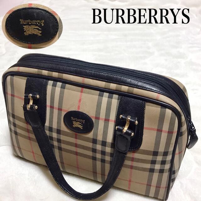 本物の  BURBERRY - BURBERRYS バーバリー レザー ハンドバッグ キャンパス ビジネスバッグ ハンドバッグ