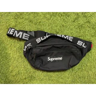 シュプリーム(Supreme)のsupreme 18ss ウエストバッグ　黒(ウエストポーチ)