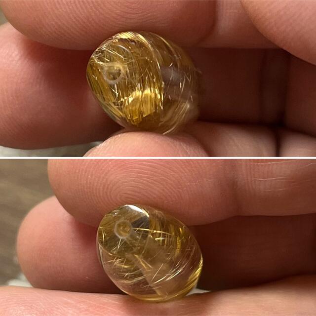 NO34 ゴールドルチルクォーツ 天珠型 NO34 ゴールドルチルクォーツ 天珠型