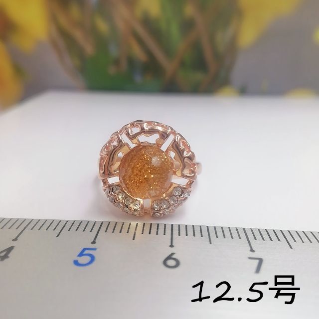 tt12072閉店セール12.5号リングラインストーンリング レディースのアクセサリー(リング(指輪))の商品写真