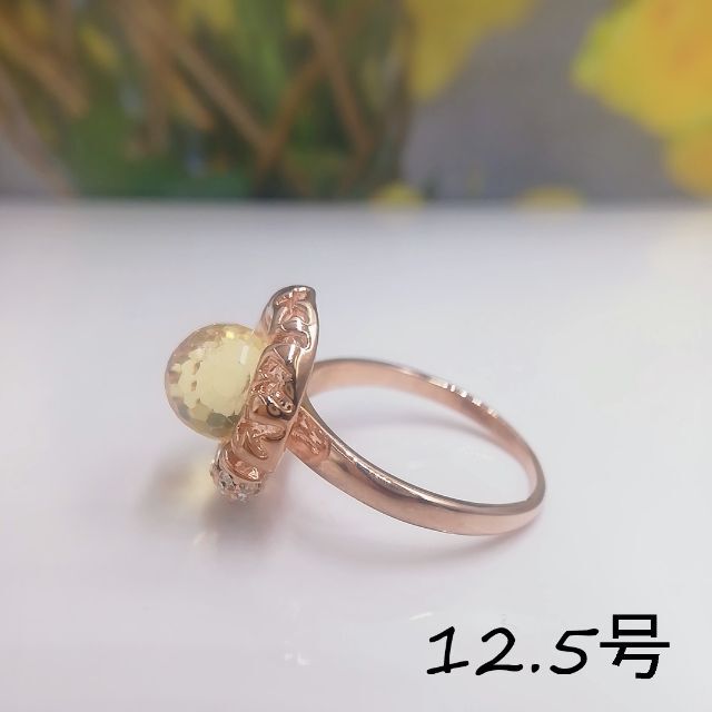 tt12072閉店セール12.5号リングラインストーンリング レディースのアクセサリー(リング(指輪))の商品写真