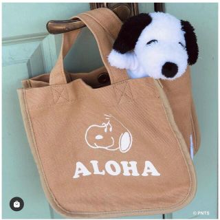 スヌーピー(SNOOPY)の新品❤️SNOOPY'S SURF SHOPスヌーピーアロハトートバッグ(トートバッグ)