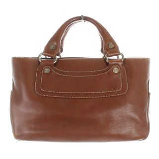 セリーヌ(celine)のセリーヌ CELINE ヴィンテージ ブギーバッグ トートバッグ レザー 茶(トートバッグ)