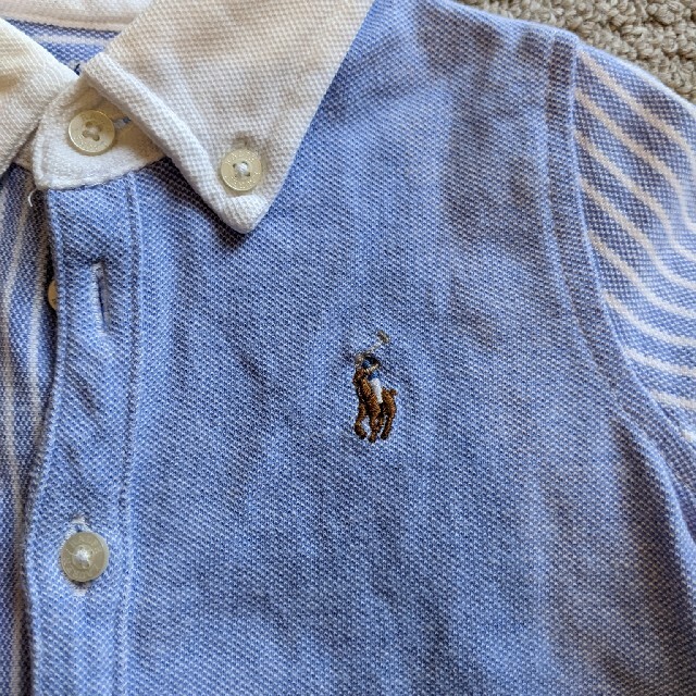 Ralph Lauren(ラルフローレン)のラルフローレン　半袖ロンパース キッズ/ベビー/マタニティのベビー服(~85cm)(ロンパース)の商品写真
