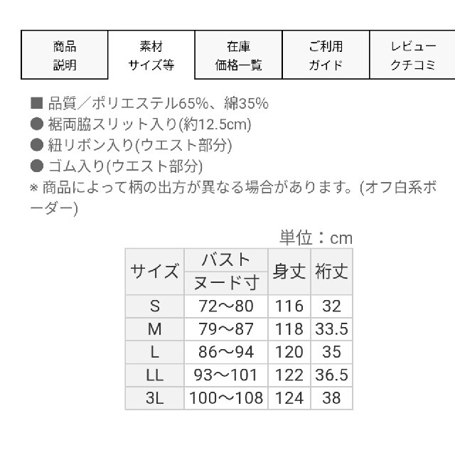 RyuRyu(リュリュ)のワンピース ブラウジング ボーダー ウエスト シェイプ ゴム RyuRyu レディースのワンピース(ひざ丈ワンピース)の商品写真