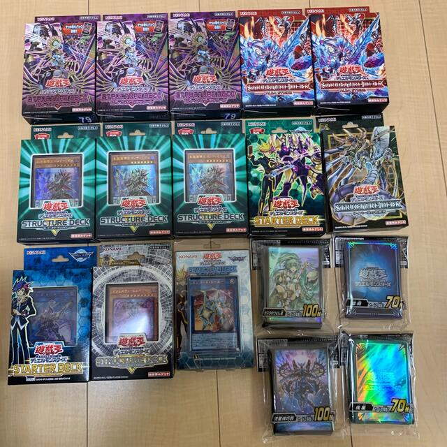 遊戯王　ストラクチャーデッキ　プロテクターセット　未開封新品　絶版　まとめ売り