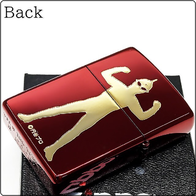 ZIPPO(ジッポー)の新品 ZIPPO ウルトラマンセブン 両面 ゴールド＆レッド ジッポライター メンズのファッション小物(タバコグッズ)の商品写真