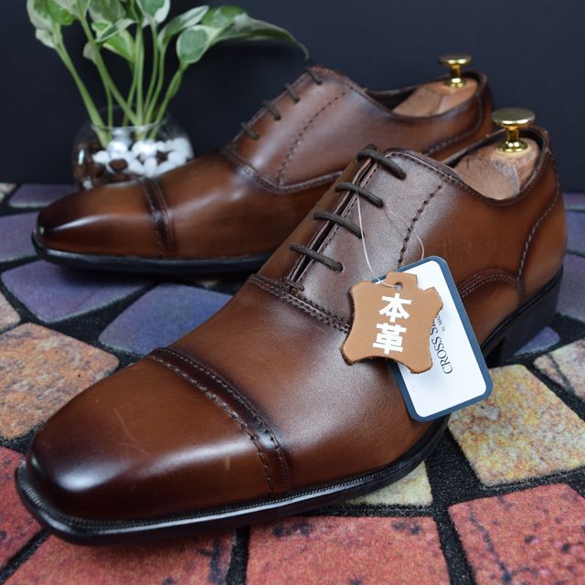 【美品】MADRAS マドラス 26cm　ブラウン ビジネスシューズ　革靴