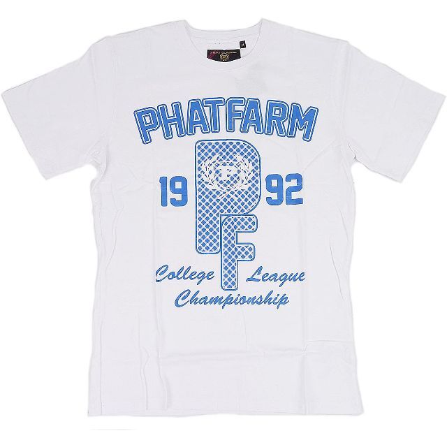 ファットファーム PF1992ロゴ 半袖 Tシャツ ホワイト M