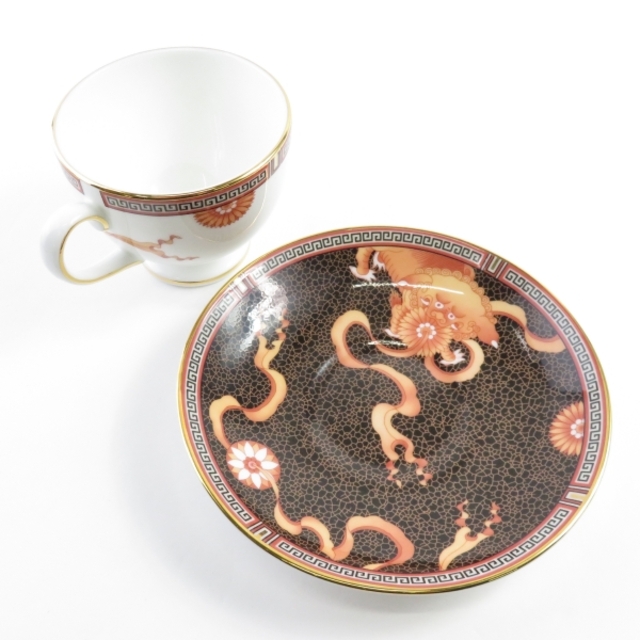 WEDGWOOD - ウェッジウッド ダイナスティ カップ&ソーサー 2客 WEDGWOOD - ウェッジウッド ダイナスティ カップ&ソーサー 2客