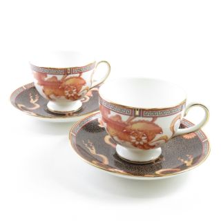 WEDGWOOD - ウェッジウッド ダイナスティ カップ&ソーサー 2客 WEDGWOOD - ウェッジウッド ダイナスティ カップ&ソーサー 2客