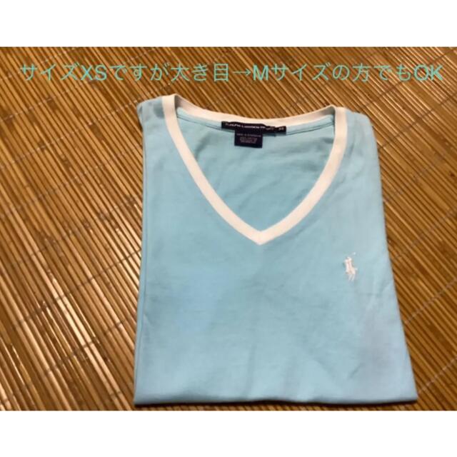 POLO RALPH LAUREN(ポロラルフローレン)のRalph Lauren SPORTS  ＶネックTシャツ　男女兼用 レディースのトップス(Tシャツ(半袖/袖なし))の商品写真