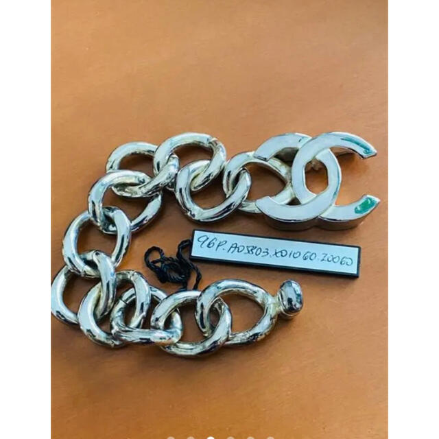 CHANEL 正規品 希少 ターンロックシルバーブレスレット ヴィンテージ