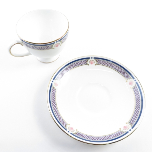 WEDGWOOD - ウェッジウッド ウェーバリー カップ&ソーサー 2客 ペア