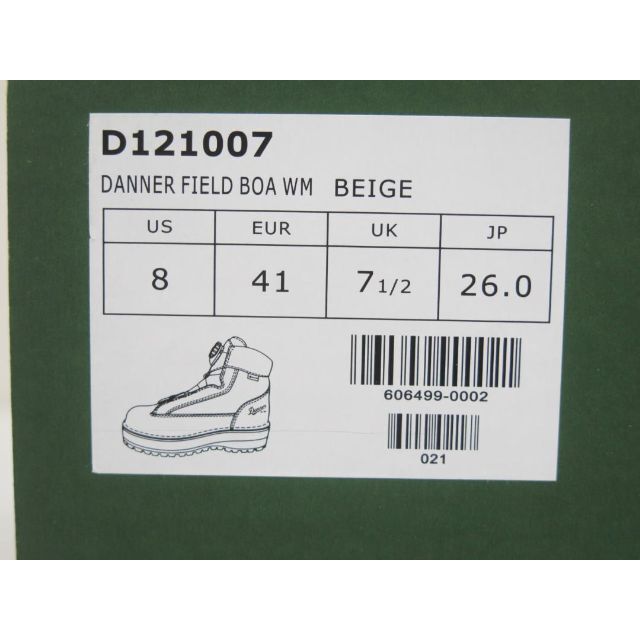 Danner(ダナー)のDANNER×WM GORE-TEX BOOTS FIELD BOA 26新品 メンズの靴/シューズ(ブーツ)の商品写真