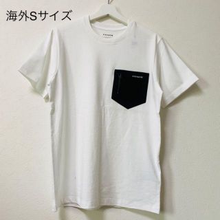 コーチ(COACH)のコーチ　Tシャツ　ホワイト ポケット　ロゴ　メンズ　半袖　コットン(Tシャツ/カットソー(半袖/袖なし))