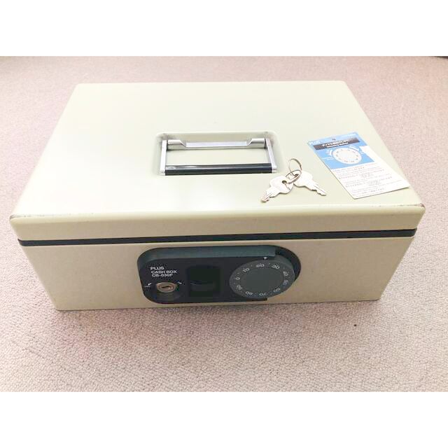 PLUS CASH BOX手提金庫 CB-030F