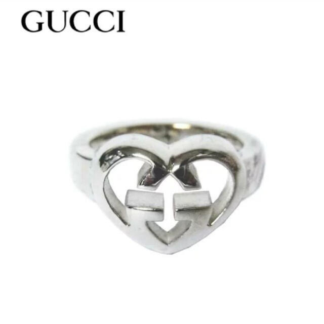 Gucci(グッチ)のGUCCI ハート　指輪　リング　12号 レディースのアクセサリー(リング(指輪))の商品写真
