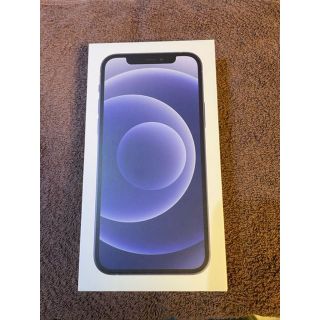 アップル(Apple)の【新品未使用】iPhone12（アイフォン12）　64GB　本体　黒　ブラック(スマートフォン本体)
