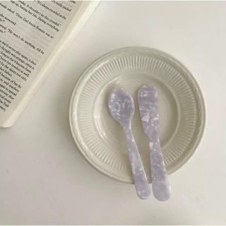 韓国っぽ♡ spoon set 🥄purple(カトラリー/箸)