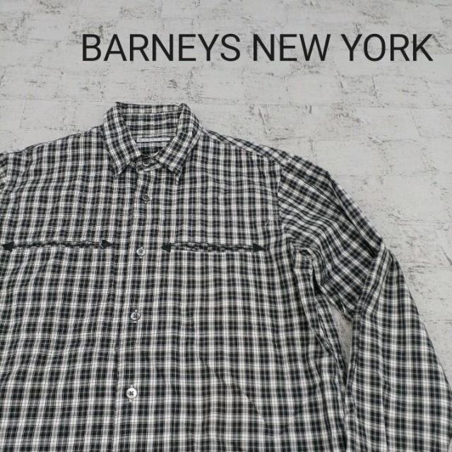 BARNEYS NEW YORK バーニーズニューヨーク 長袖チェックシャツ