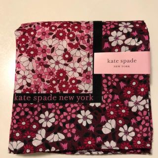 ケイトスペードニューヨーク(kate spade new york)のケイトスペード  ニューヨーク　ハンカチ　花柄ピンク(ハンカチ)