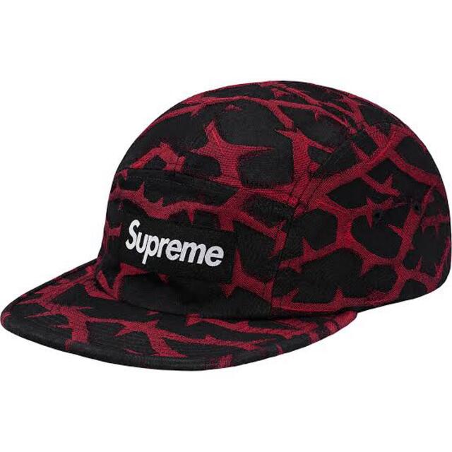 【 Red 】 Supreme Thorn Camp Cap 茨 鉄線