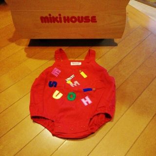 ミキハウス(mikihouse)のMIKI HOUSE　レトロロンパース　85㎝(ロンパース)