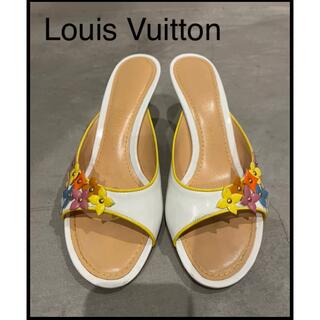 ルイヴィトン(LOUIS VUITTON)のLouis Vuitton ルイ ヴィトン チャーム サンダル ミュール(サンダル)