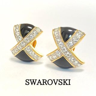 スワロフスキー(SWAROVSKI)のスワロフスキー クロスデザインイヤリング(イヤリング)