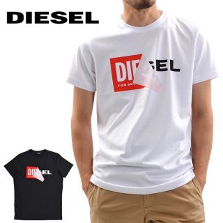 ディーゼル(DIESEL)のディーゼル DIESEL Tシャツ 半袖 ボックスロゴ めくりデザイン(Tシャツ/カットソー(半袖/袖なし))