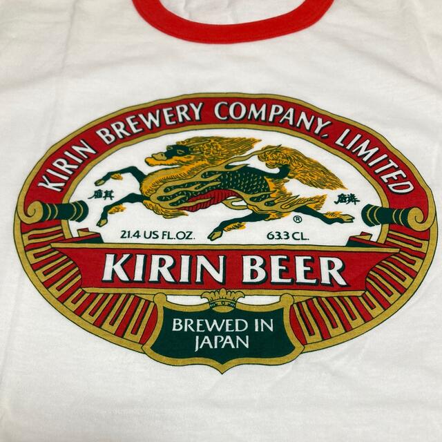 80s キリンビール Tシャツ KIRIN BEER 新品 デッドストック 貴重の通販 ...