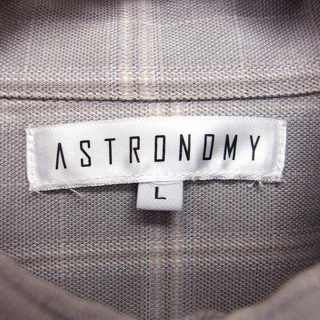 other(アザー)のアストロノミー ASTRONOMY ビッグシルエット シャツ チェック 長袖 メンズのトップス(シャツ)の商品写真