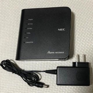 エヌイーシー(NEC)のNEC 無線LANルータ Aterm PA-WG1200CR(PC周辺機器)