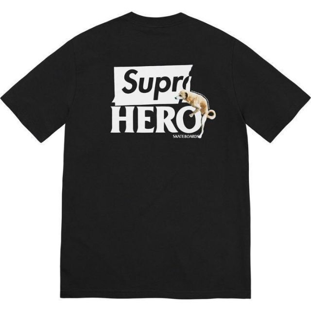 Supreme(シュプリーム)のSupreme ANTI HERO Dog Tee コラボ ステッカー付 M メンズのトップス(Tシャツ/カットソー(半袖/袖なし))の商品写真