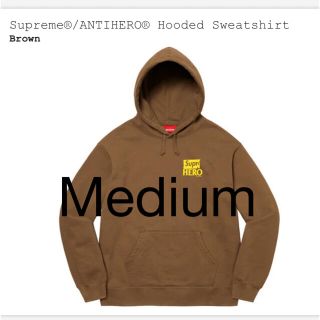 シュプリーム(Supreme)のSupreme ANTIHERO Hooded Sweatshirt Brown(パーカー)