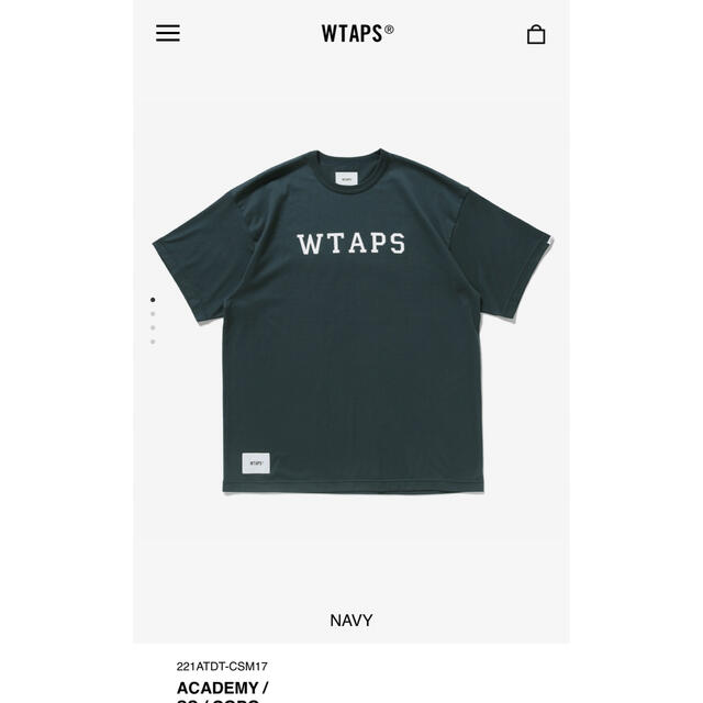 NAVY S 22SS WTAPS STANDART / SS / COTTON