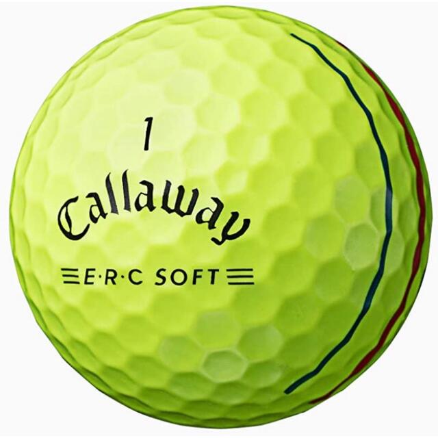 Callaway(キャロウェイ)のERC SOFT 21 TRIPLE TRACK イエロー2ダース チケットのスポーツ(ゴルフ)の商品写真