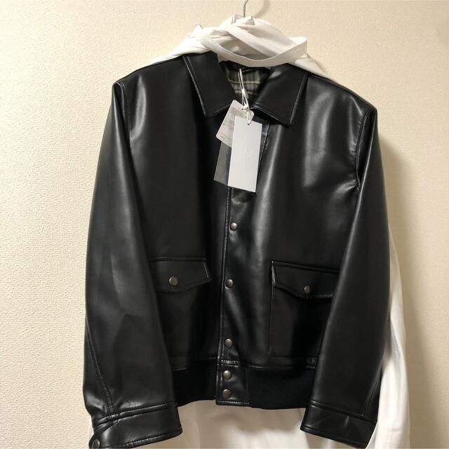 限定品】 M M M - マルジェラ レザー ジャケット ブルゾン ライダース