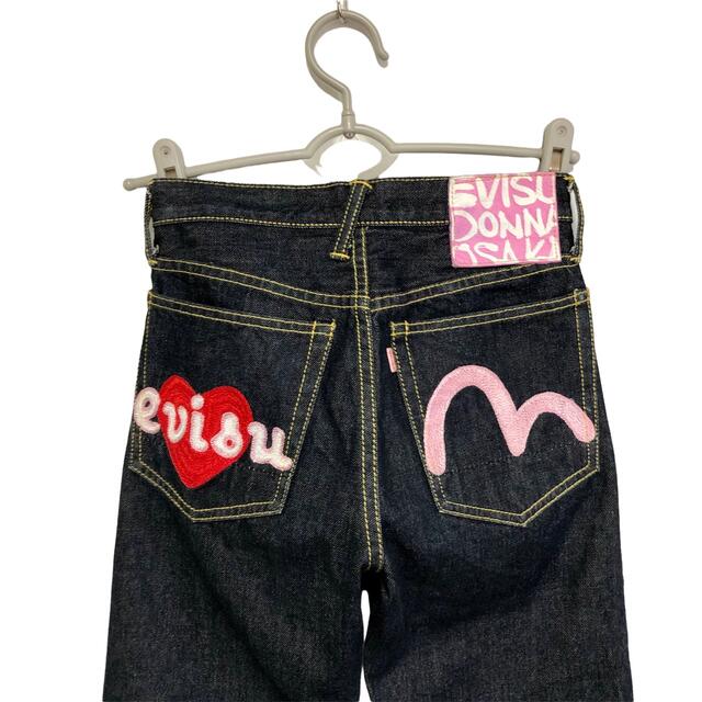 EVISU DONNA【濃紺】【超美品】カモメ・ロゴ刺繍デニムパンツ EVISU DONNA【濃紺】【超美品】カモメ・ロゴ刺繍デニムパンツ