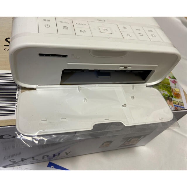 キヤノン コンパクトフォトプリンター SELPHY CP1300 ホワイトの通販 by さくら's shop｜ラクマ