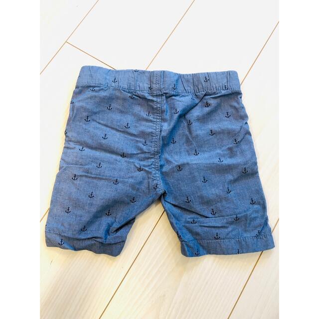 H&M(エイチアンドエム)の【2枚セット】半ズボン2枚　90センチ キッズ/ベビー/マタニティのキッズ服男の子用(90cm~)(パンツ/スパッツ)の商品写真