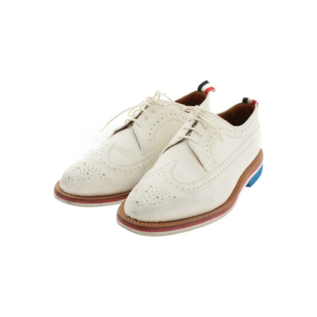 THOM BROWNE ビジネス・ドレスシューズ 7(25.5cm位) 白