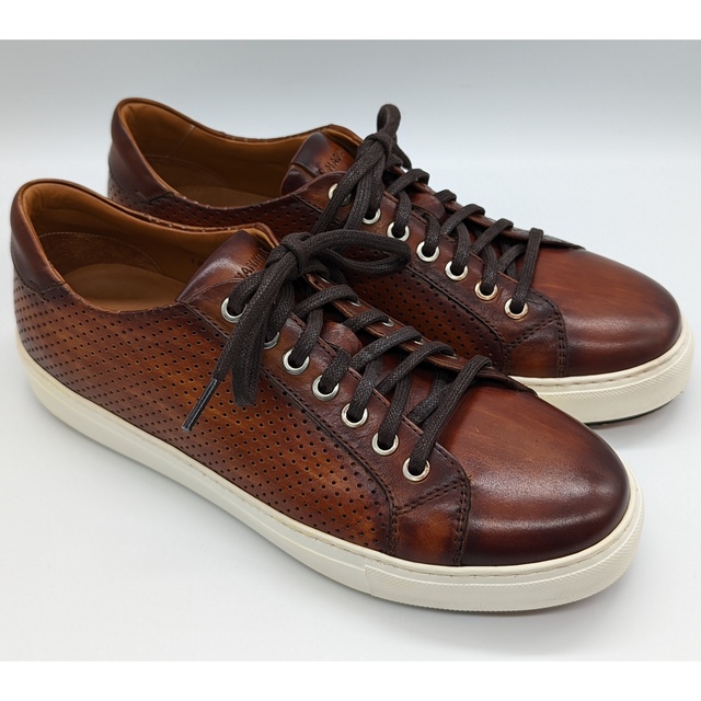 80/20クロス ◇極美品 MAGNANNI レザースニーカー 40 パティーヌ