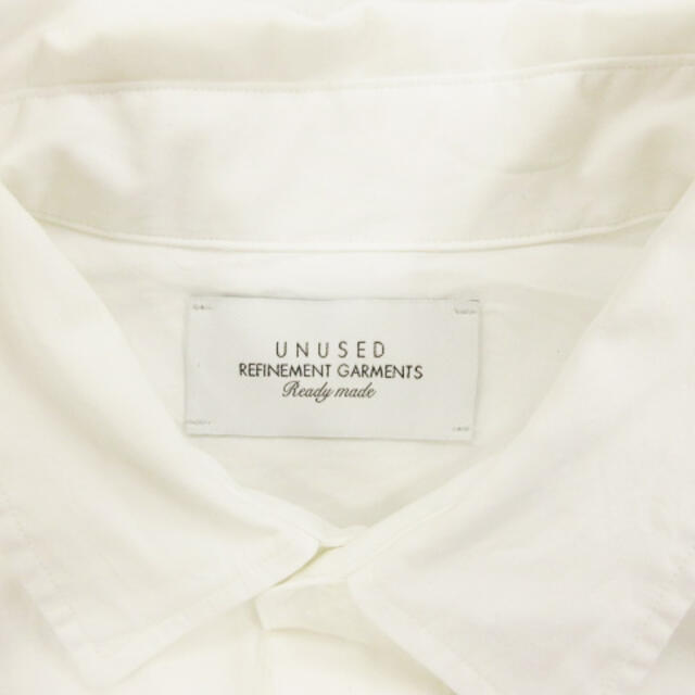 アンユーズド UNUSED シャツ 長袖 US2102 2 ホワイト 商品の状態
