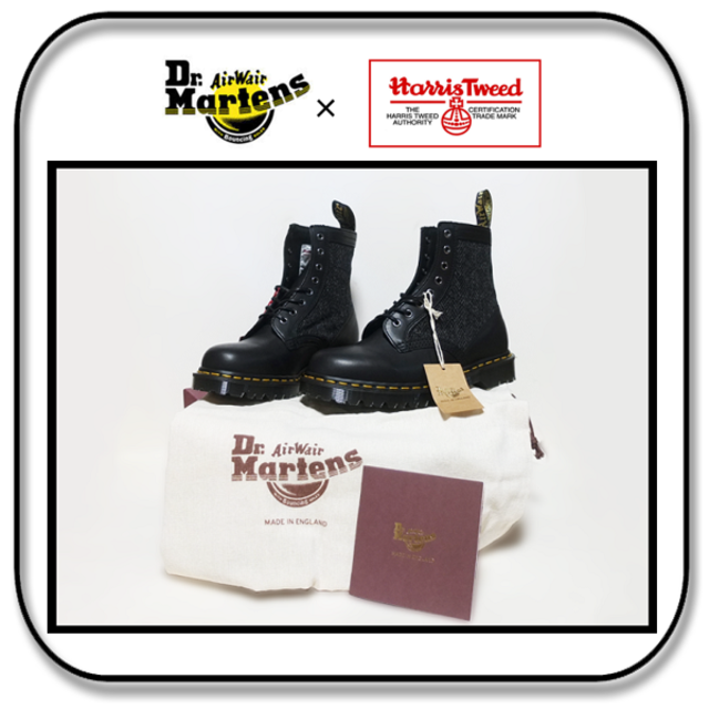 Dr.Martens × HarrisTweed 8ホールブーツ