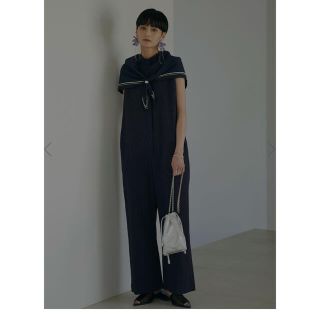 アメリヴィンテージ(Ameri VINTAGE)のSAILOR SCARF ROMPERS(オールインワン)