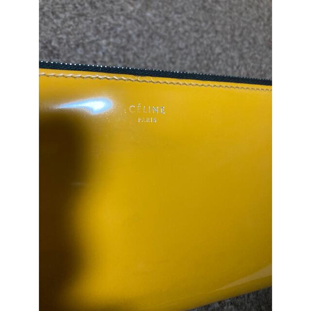 celine(セリーヌ)のCELINE 長財布　黄色　エナメル メンズのファッション小物(長財布)の商品写真