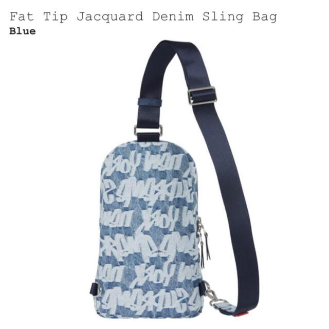 Supreme(シュプリーム)のシュプリーム Fat Tip Jacquard Denim Sling Bag メンズのファッション小物(その他)の商品写真